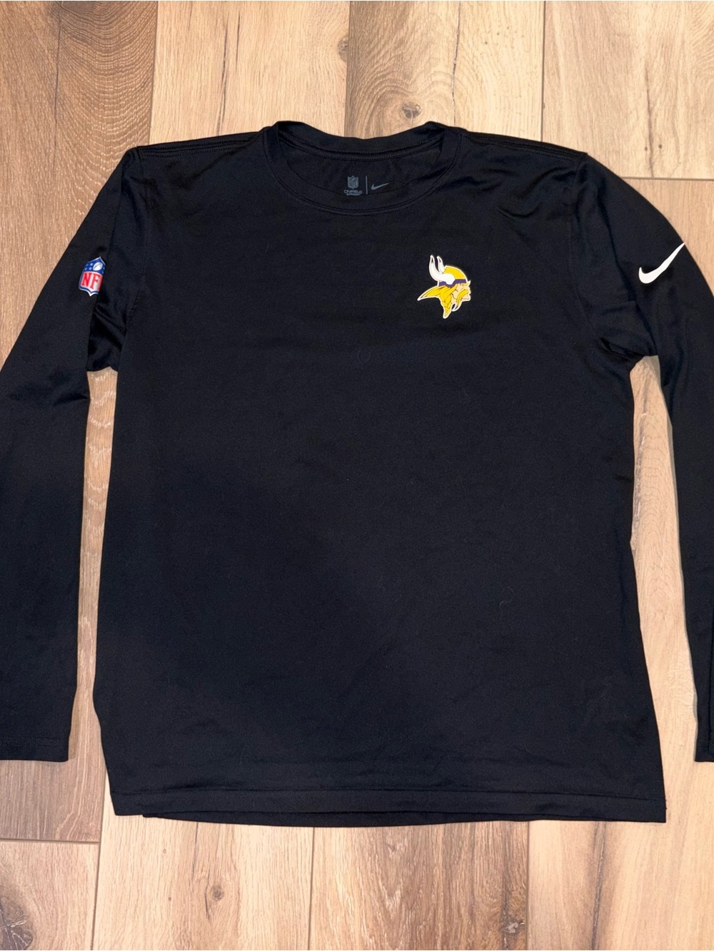 Nike Black Minnesota Vikings Long-Sleeve Performance Shirt